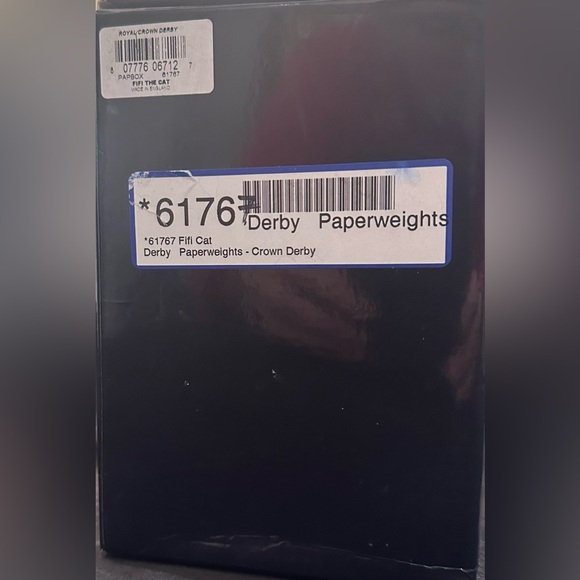 ROYAL CROWN DERBY “Fifi The Cat” - Paperweights by Crown Derby - Picture 12 of 13